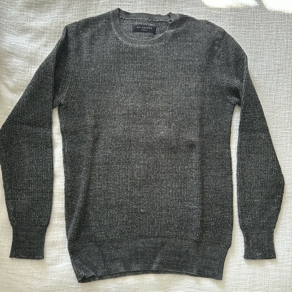 ALLSAINTS Men’s Gray Crewneck